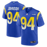 Desjuan Johnson Los Angeles Rams Home Game Jersey - Royal Jerseys