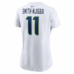Jaxon Smith-Njigba Seattle Seahawks Women's Player Name & Number T-Shirt - White T-shirts