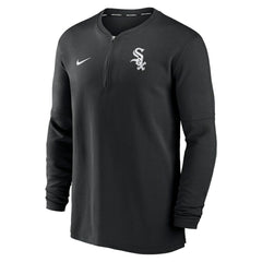 Chicago White Sox Nike Authentic Collection Game Time Performance Quarter-Zip Top - Black Tops