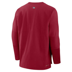 Arizona Diamondbacks Nike Authentic Collection Player Dri-FIT Lightweight Pullover - Red Pullover