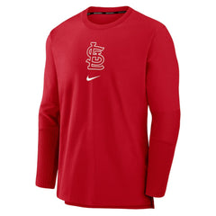 St. Louis Cardinals Nike Authentic Collection Player Dri-FIT Lightweight Pullover - Red Pullover