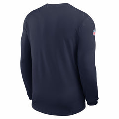 Dallas Cowboys Sideline Coach UV Dri-FIT Long Sleeve Shirt - Navy