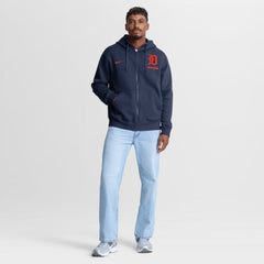 Detroit Tigers Nike Primetime Lockup Full-Zip Hoodie - Navy Hoodies