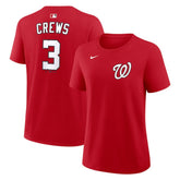 Dylan Crews Washington Nationals Nike Women's Name & Number T-Shirt - Red T-shirts