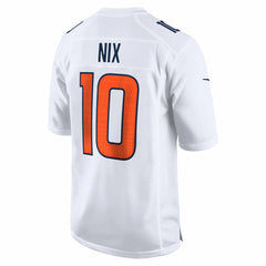 Bo Nix Denver Broncos Tundra Fashion Game Jersey - White Jerseys