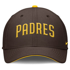 San Diego Padres Nike Primetime Rise Dri-FIT Flex Hat - Brown Hats