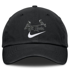 St. Louis Cardinals Nike Primetime Club Adjustable Hat - Black Hats
