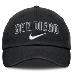 San Diego Padres Nike Primetime Club Adjustable Hat - Black Hats
