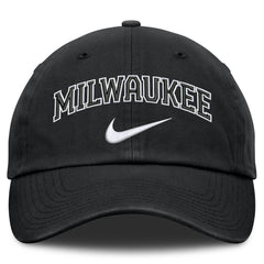 Milwaukee Brewers Nike Primetime Club Adjustable Hat - Black Hats