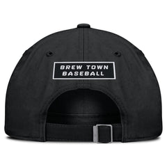 Milwaukee Brewers Nike Primetime Club Adjustable Hat - Black Hats
