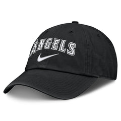 Los Angeles Angels Nike Primetime Club Adjustable Hat - Black Hats
