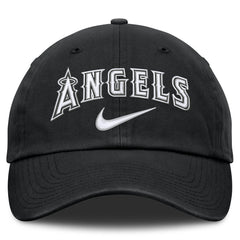 Los Angeles Angels Nike Primetime Club Adjustable Hat - Black Hats