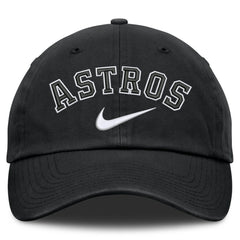 Houston Astros Nike Primetime Club Adjustable Hat - Black Hats