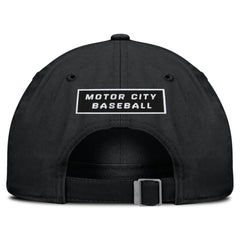Detroit Tigers Nike Primetime Club Adjustable Hat - Black Hats
