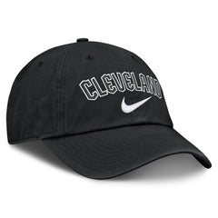 Cleveland Guardians Nike Primetime Club Adjustable Hat - Black Hats