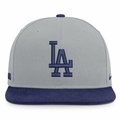 Los Angeles Dodgers Nike Primetime Pro Dri-FIT Snapback Hat - Gray/Royal Hats