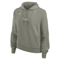 Philadelphia Phillies Nike Women's One Tri-Blend Dri-FIT Hoodie - Olive Hoodies