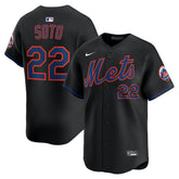 Juan Soto New York Mets Nike Alternate Limited Jersey - Black Jerseys