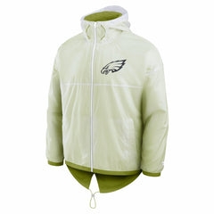 Philadelphia Eagles Type Play Down Full-Zip Jacket - White Jackets