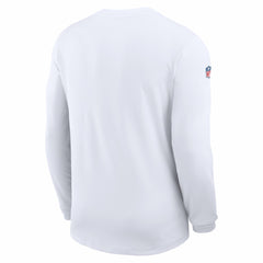 Dallas Cowboys Sideline Coach UV Dri-FIT Long Sleeve Shirt - White