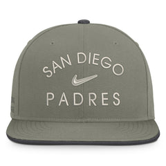 San Diego Padres Nike Pro Dri-FIT Snapback Hat - Olive Hats