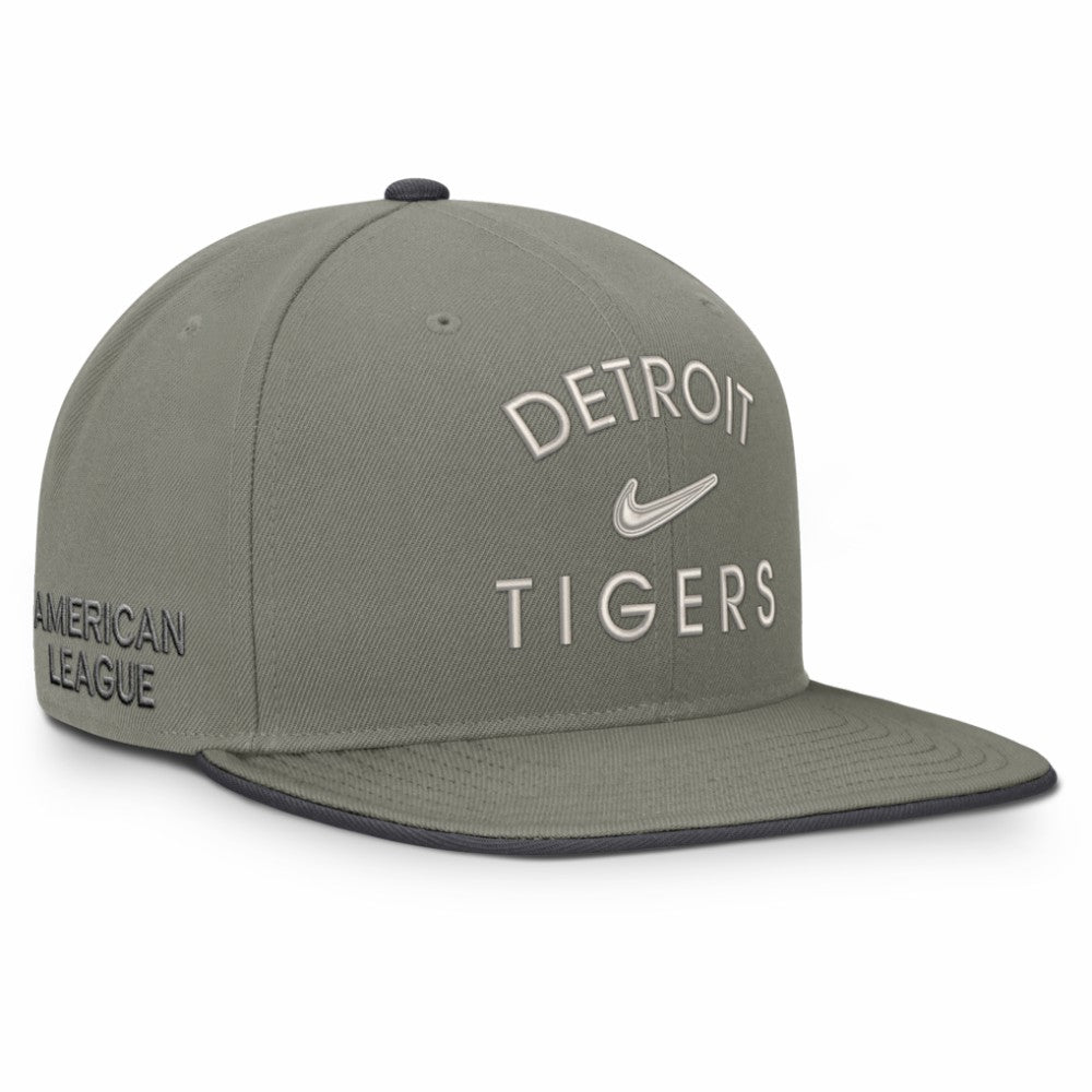 Detroit Tigers Nike Pro Dri-FIT Snapback Hat - Olive Hats