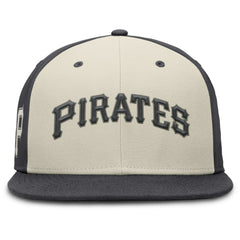 Pittsburgh Pirates Nike Dri-FIT True Fitted Hat - Cream Hats