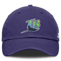Tampa Bay Rays Nike Cooperstown Club Adjustable Hat - Purple Hats
