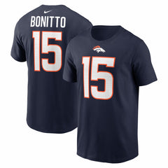 Nik Bonitto Denver Broncos Player Name & Number T-Shirt - Navy T-shirts