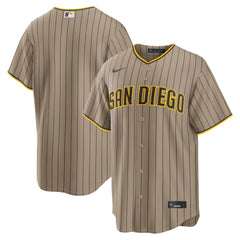 San Diego Padres Nike Alternate Replica Jersey - Sand Jerseys