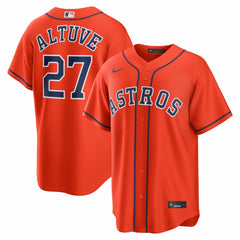Jose Altuve Houston Astros Nike Alternate Replica Jersey - Orange Jerseys
