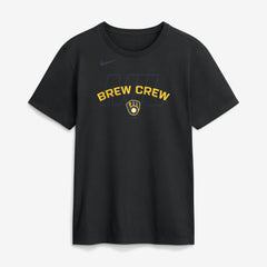 Milwaukee Brewers Nike Primetime Fashion T-Shirt - Black T-shirts