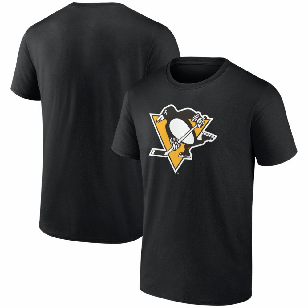 Pittsburgh Penguins Logo Athletic Essential T-Shirt - Black | US 2001551947