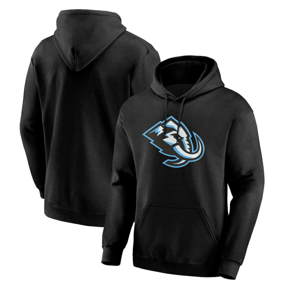 Utah Mammoth Logo Athletic Essential Hoodie - Black | US 2001552499