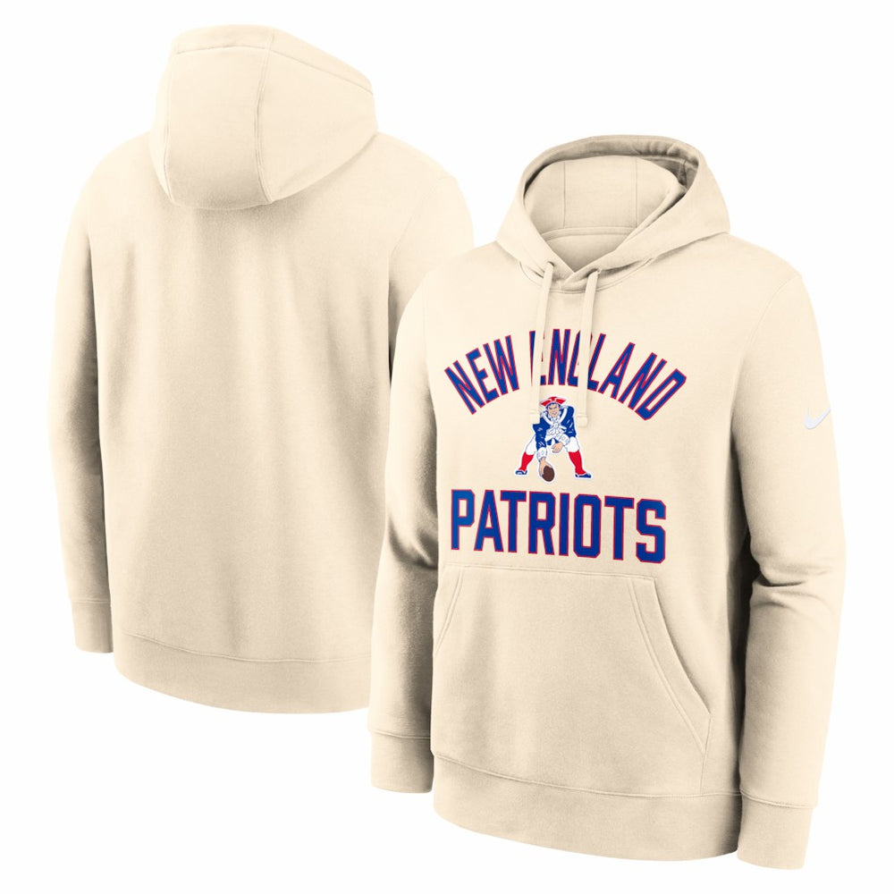 New England Patriots Club Hoodie - Natural Hoodies