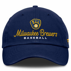 Milwaukee Brewers Fanatics Women's Velocity Adjustable Hat - Navy Hats
