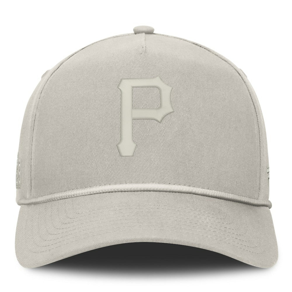 Pittsburgh Pirates Fanatics Undertone A-Frame Adjustable Hat - Stone Hats