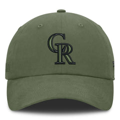 Colorado Rockies Fanatics Pine Rider Adjustable Hat - Olive Hats