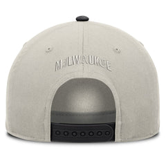 Milwaukee Brewers Fanatics Wonder A-Frame Adjustable Hat - Stone/Graphite Hats