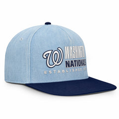 Washington Nationals Fanatics Twinbill Snapback Hat - Denim Hats
