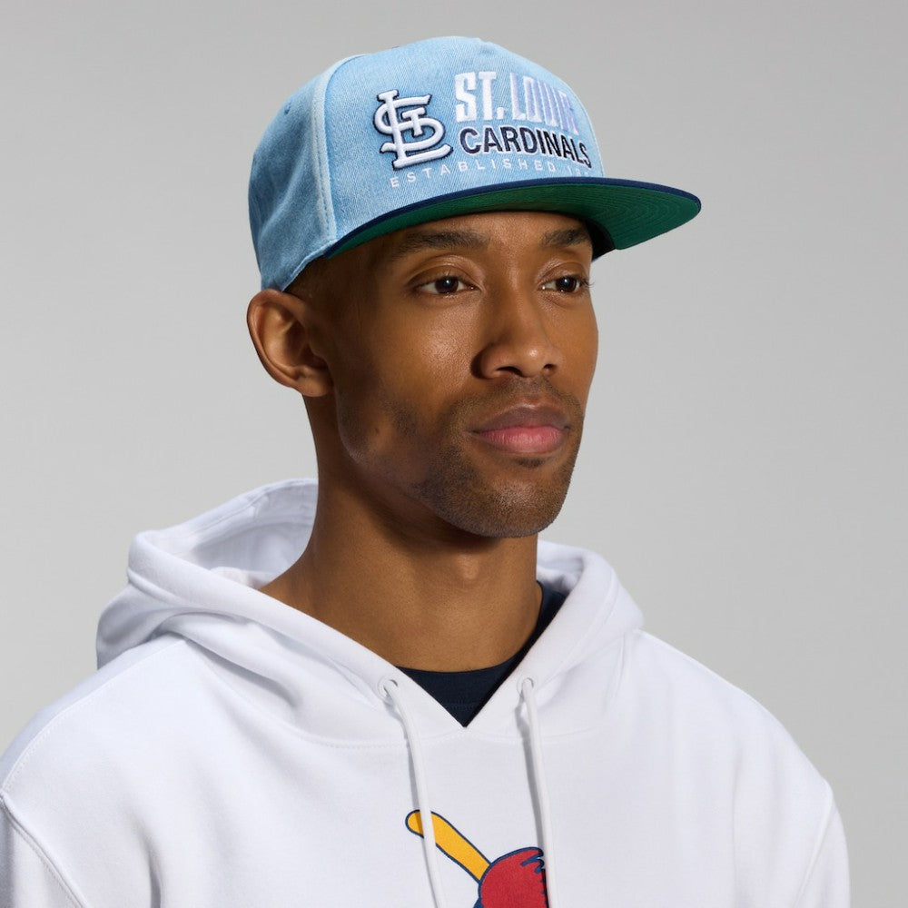 St. Louis Cardinals Fanatics Twinbill Snapback Hat - Denim Hats