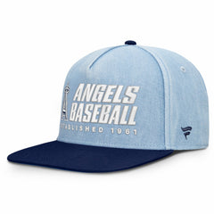 Los Angeles Angels Fanatics Twinbill Snapback Hat - Denim Hats