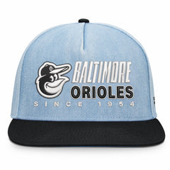 Baltimore Orioles Fanatics Twinbill Snapback Hat - Denim Hats