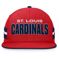 St. Louis Cardinals Fanatics Pick Off Fitted Hat - Red Hats