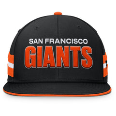 San Francisco Giants Fanatics Pick Off Fitted Hat - Black Hats