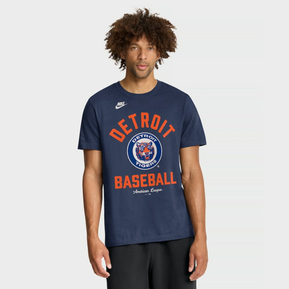 Detroit Tigers Nike Cooperstown Collection T-Shirt - Navy T-shirts