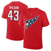 Tom Wilson Washington Capitals Fanatics Authentic Stack Name & Number T-Shirt - Red | US 2001569472