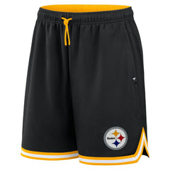 Pittsburgh Steelers Fearless Drive Shorts - Black Shorts