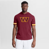 Washington Commanders Optimal Play Short Sleeve Hooded T-Shirt - Burgundy T-shirts