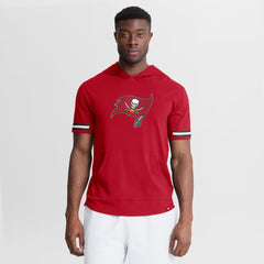 Tampa Bay Buccaneers Optimal Play Short Sleeve Hooded T-Shirt - Red T-shirts